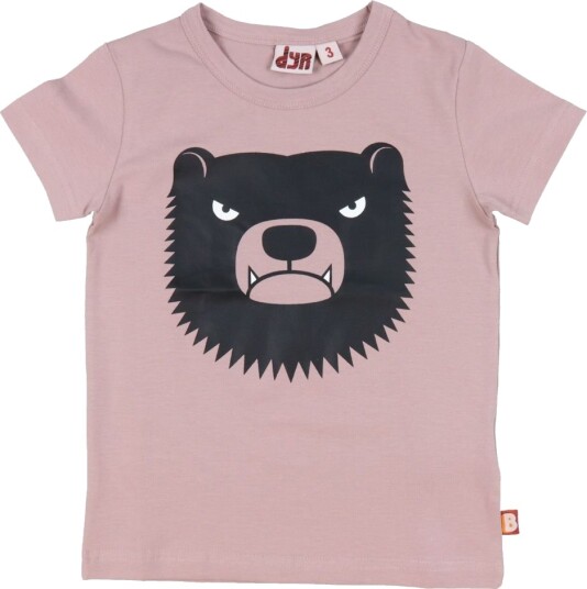 DYR T skjorte   DYRKnurr   Vintage Rose Bjørn   DYR   4 år 104   T skjorte   Rosa