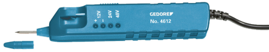 Gedore Spenningstester Blue Line 4612 6 48v AC/DC Gedore Spenningstester Blue Line 4612 6 48v AC/DC
