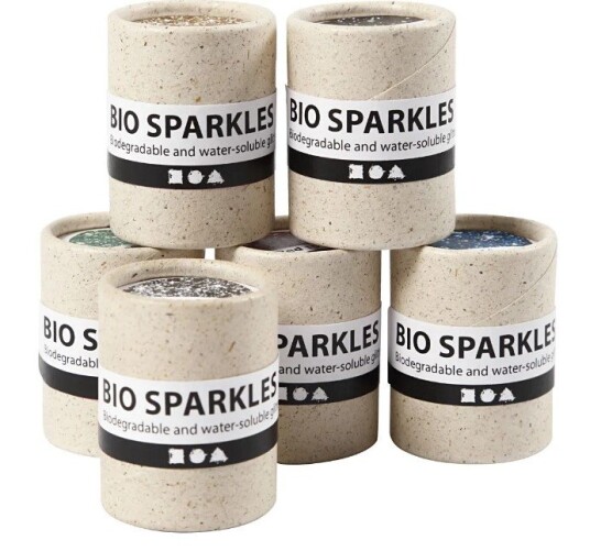 Creativ Company Bio-glitter 6 stk.