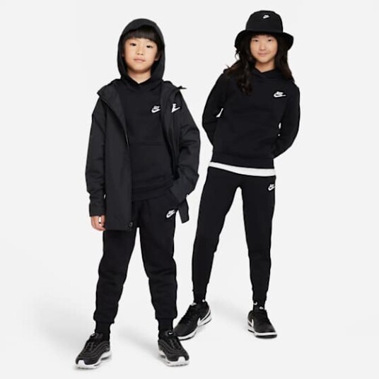 Nike Sportswear Club Fleece collegegenser junior Svart S