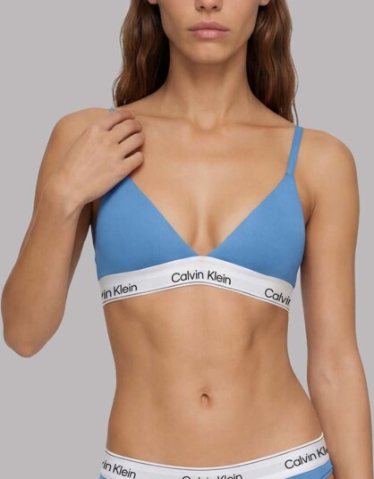 Calvin Klein Lightly Lined Triangle   Blue   XL