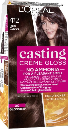 Loreal Paris Casting Crème Gloss 412 Iced Cacao