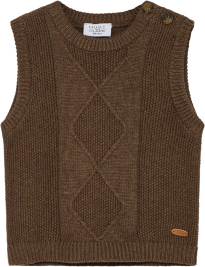 Hust and Claire  Perrie Vest Cub brown (74 / 9 mnd)