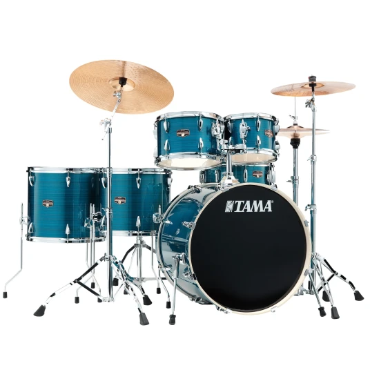 Tama Ip62h6wc-Hlb Imperialstar 6-Del 22 Komplett Sett M. Cymb.Hairline Black Tama Ip62h6wc-Hlb Imperialstar 6-Del 22 Komplett Sett M. Cymb.Hairline Black