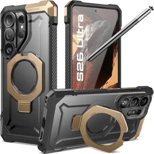 Supcase Mobildeksel til Samsung Galaxy S26 Ultra MagSafe Flerfarget Svart og Brun