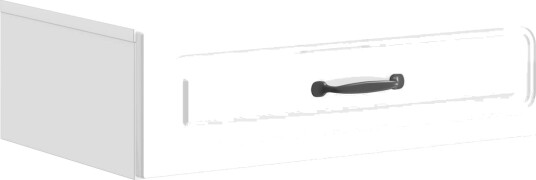 vidaXL Vegghengt Sidebord Høgglans hvit 59 x 34,5 x 17 cm