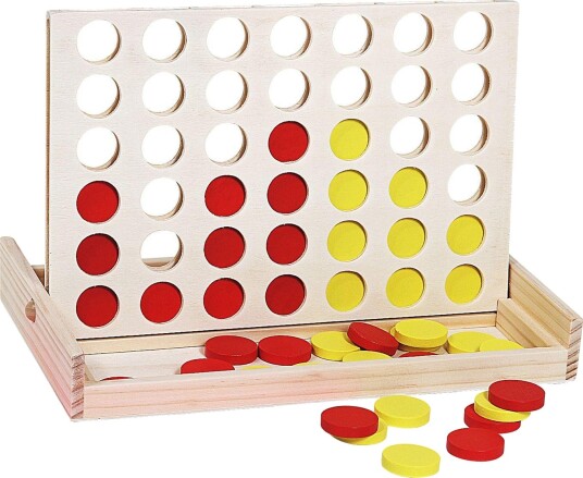 Natural Games 4 På Rad Spill 5+ År 2 Spillere Natural Games 4 På Rad Spill 5+ År 2 Spillere