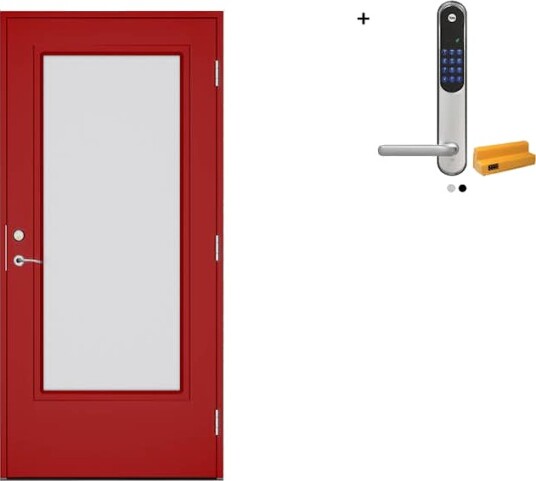 Ytterdør Swedoor Advance-Line Vision Lumina med Yale Doorman Classic Home Ytterdør Swedoor Advance-Line Vision Lumina med Yale Doorman Classic Home