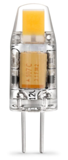 NASC Dimbar LED Pin lampe G4 1,2W 2700K 120 lumen