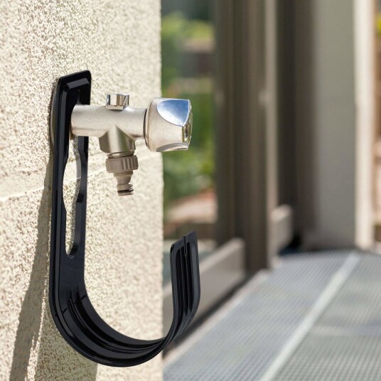 Svart slangeholder sett med 4 stk Svart slangeholder sett med 4 stk