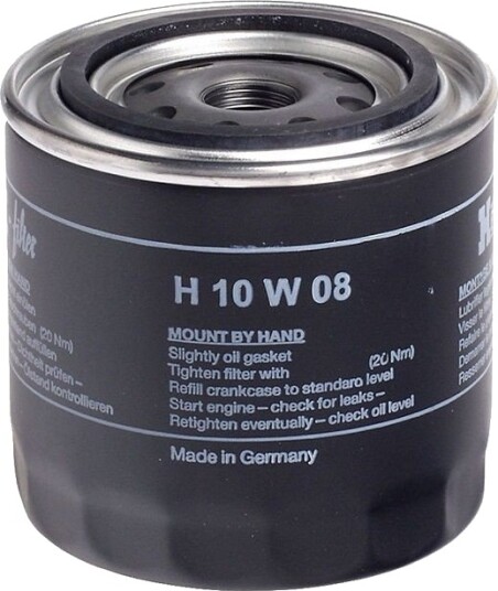Oljefilter HENGST FILTER H10W08 Oljefilter HENGST FILTER H10W08