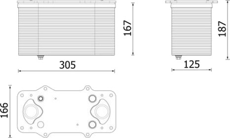 Intercooler MAHLE CI 704 000P
