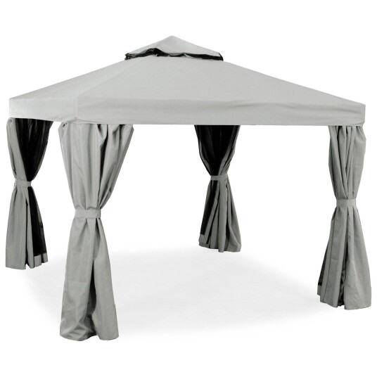 Paviljong Hillerstorp Luxor 300 x 300 cm Sand Sand Paviljong Hillerstorp Luxor 300 x 300 cm Sand Sand