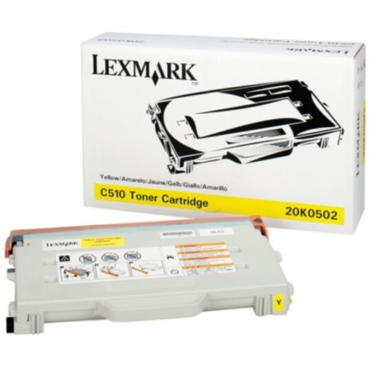 Lexmark 20K0502 Tonerkassett gul 3.000 sider