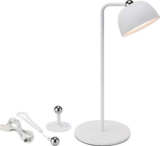 Markslöjd Oppladbar bordlampe Diverse 3 i 1 1L Hvit Bordlamper