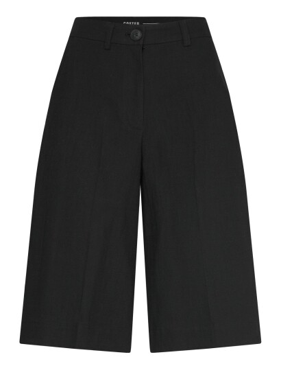 Coster Copenhagen Short In Linen   Petra Fit   Black   38