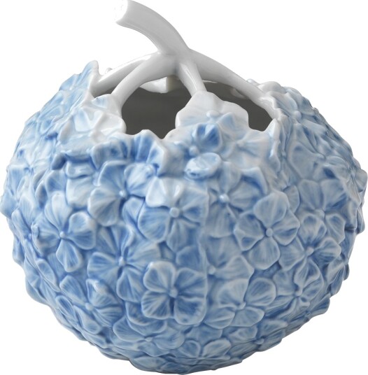 Royal Copenhagen Art of giving flowers vase hortensia lyseblå Royal Copenhagen Art of giving flowers vase hortensia lyseblå