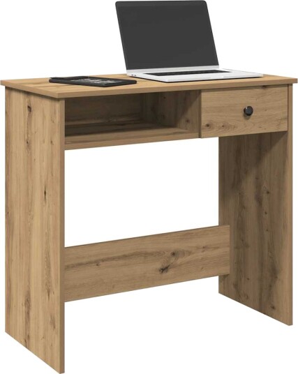 Skrivebord artisan eik 80x40x75 cm konstruert tre