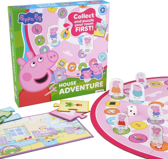 Peppa Gris Husspill Eventyr Puslespill for Barn