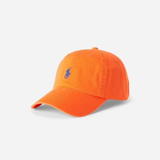 Ralph Lauren Cotton Chino Ball Cap - Sailing Orange Orange OS Ralph Lauren Cotton Chino Ball Cap - Sailing Orange Orange OS