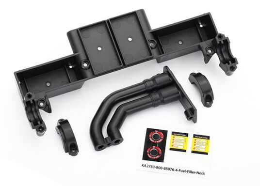 Traxxas 8420 Chassis Tray/ Driveshaft Clamps/ Fuel Filler