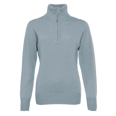Stormberg nordfjord half zip knitted sweater w ullgenser dame blue l