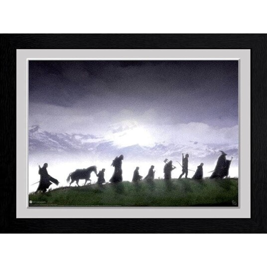 Ringenes Herre Innrammet Bilde 30 x 40 cm Fellowship