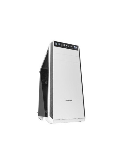 MODECOM OBERON Pro Glass - Kabinett - Tower - Hvit