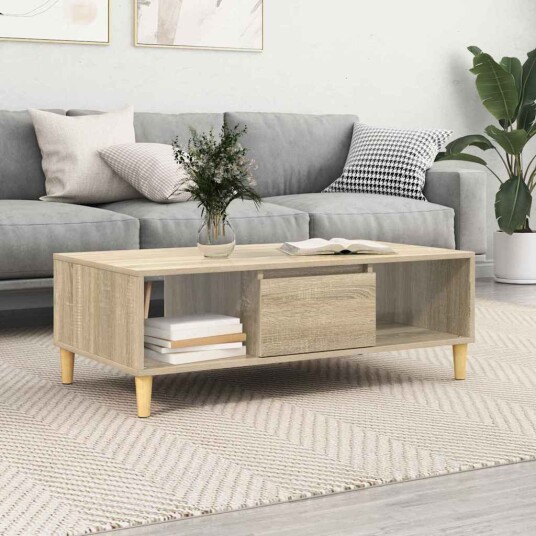 med lagring med dør Sonoma eik 103.5 x 60 x 35 cm Konstruert tre