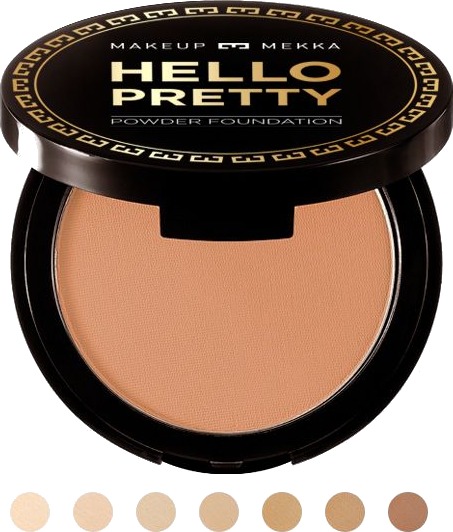 Makeup Mekka Hello Pretty Powder Foundation Honey