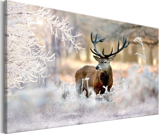 Bilde Deer In The Cold 120x80 Artgeist sp. z o. o.