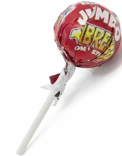 Zed Jumbo Sour Cherry   Jawbreaker Kjærlighet på Pinne
