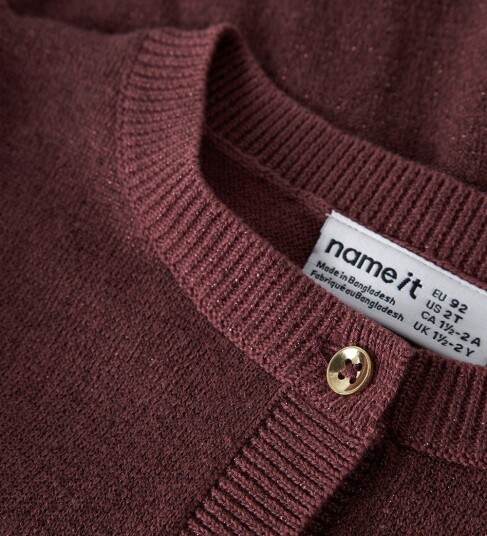 Name It Cardigan Strikk NmfAbinne Wild Ginger Name It 4 år (104) Cardigan Bordeaux Rød Name It Cardigan Strikk NmfAbinne Wild Ginger Name It 4 år (104) Cardigan Bordeaux Rød
