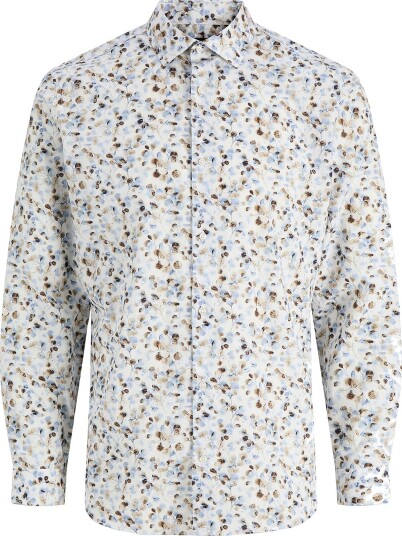 Jack & Jones   Skjorte Jprblaparker Print L/S Shirt   Hvit