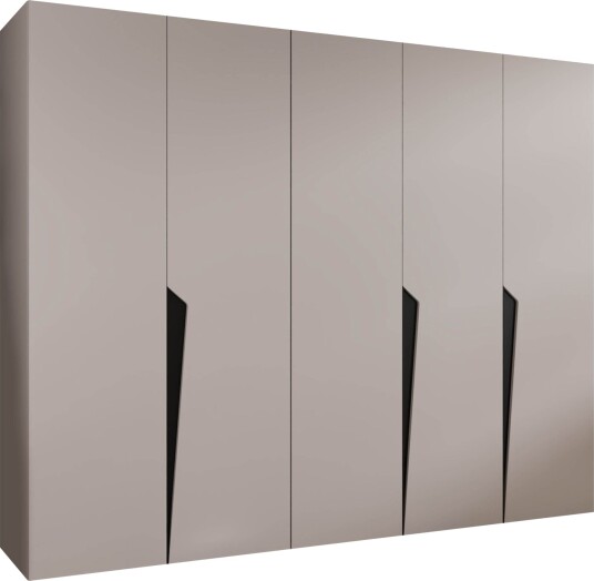 garderobeskap NO_BRAND Garderobeskap PIANO 1 250 cashmere Svart -