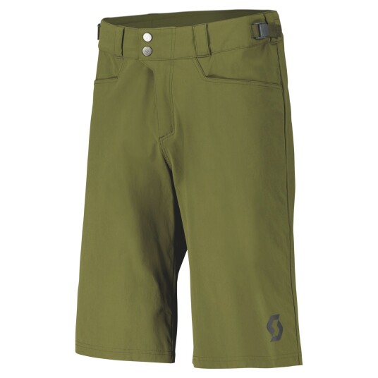 SCOTT Trail Flow Loose Fit Shorts med Innlegg Grønn til herre