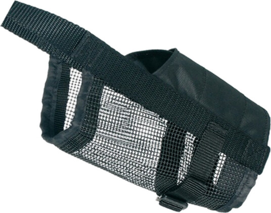 Hundemunnkurv Med Nettinnsats Polyester Svart Large