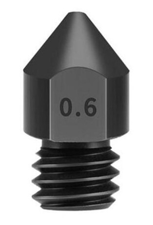 Radius MK8 Hardened Steel Nozzle 0 6 mm - 1 pcs Radius MK8 Hardened Steel Nozzle 0 6 mm - 1 pcs