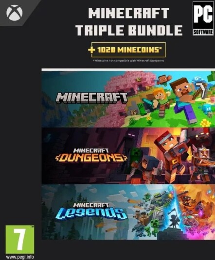 Microsoft Minecraft Triple Bundle PC Digital