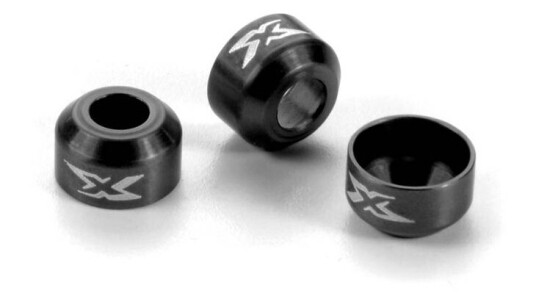 XRAY XR-365471-K Alu Shaft Safety Collar Black (3)