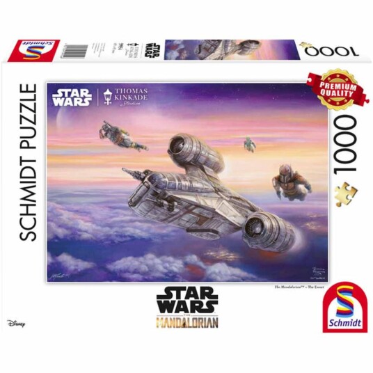 Schmidt Thomas Kinkade: Star Wars, The Mandalorian The Escort 1000 Pieces SCH9954