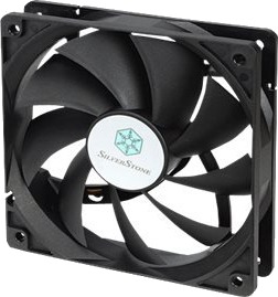 Silverstone Fn121-P Kabinettvifte 120mm Svart Silverstone Fn121-P Kabinettvifte 120mm Svart