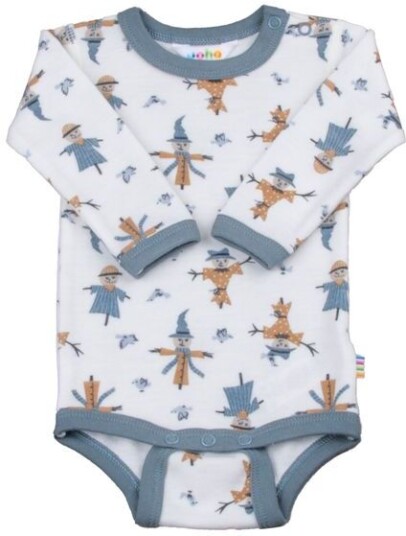Joha Scarecrow Body I Ull/bambus Off White/ Blue Joha Scarecrow Body I Ull/bambus Off White/ Blue