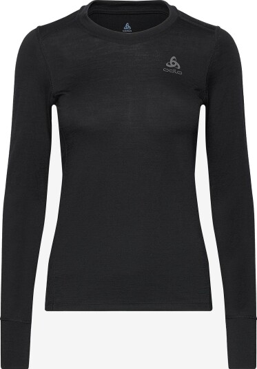 Odlo Bl Top Crew Neck L/S Merino 200 BLACK XL