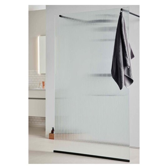 Dusjvegg Noro Frost 115 Riflet Glass