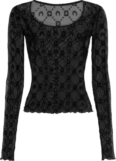 Marine Serre Dame Topper Svart M, Marine Serre Dame Topper Svart M,