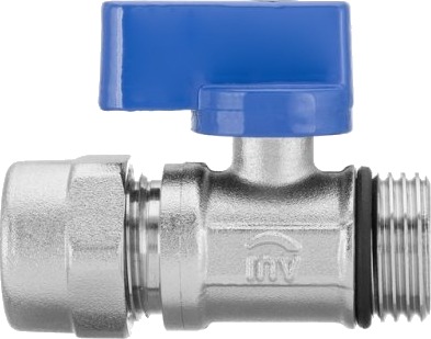 Invena Kuleventil Mini Med Ventil Og Pex Tilkobling Gz½" X 16Mm X 2Mm Zk 57 N15