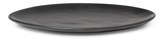 ferm LIVING Flow tallerken 22 cm Svart
