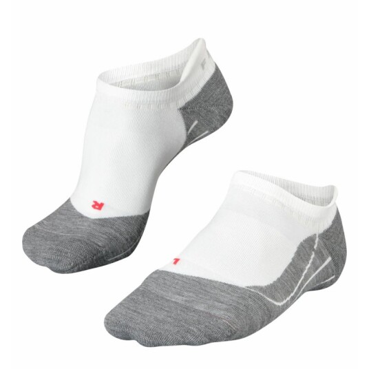 Falke RU4 Invisible Men's Running No Show Socks 39-41, White-mix