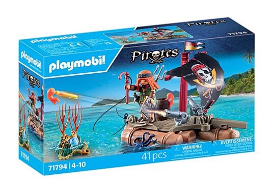 PLAYMOBIL Pirate Raft With Treasure - Multi/patterned - ONE SIZE